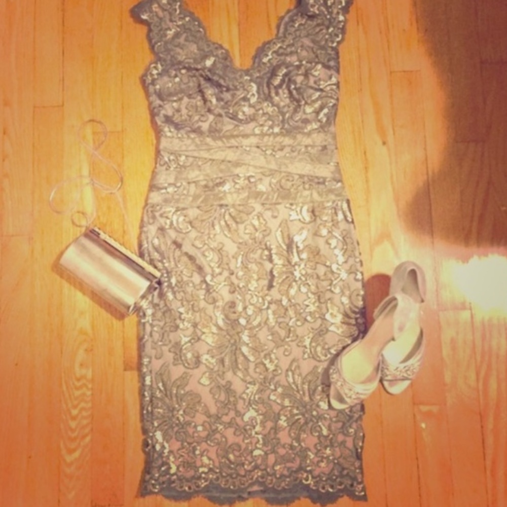 Tadashi shoji sequin dress